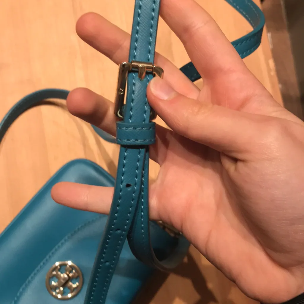 Turquoise Tory Burch Cross Body Bag - Image 5