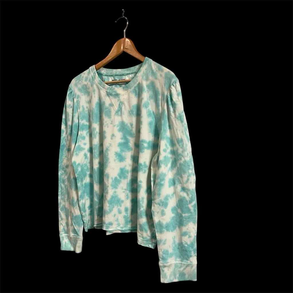 DKNY Jeans Tie Dye Crewneck 100% Cotton Oasis Sweatshirt Large NWT - Image 3