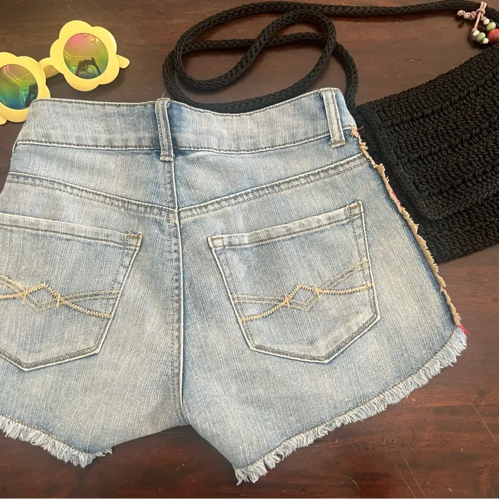 Jean shorts cut off size 0 - Image 2