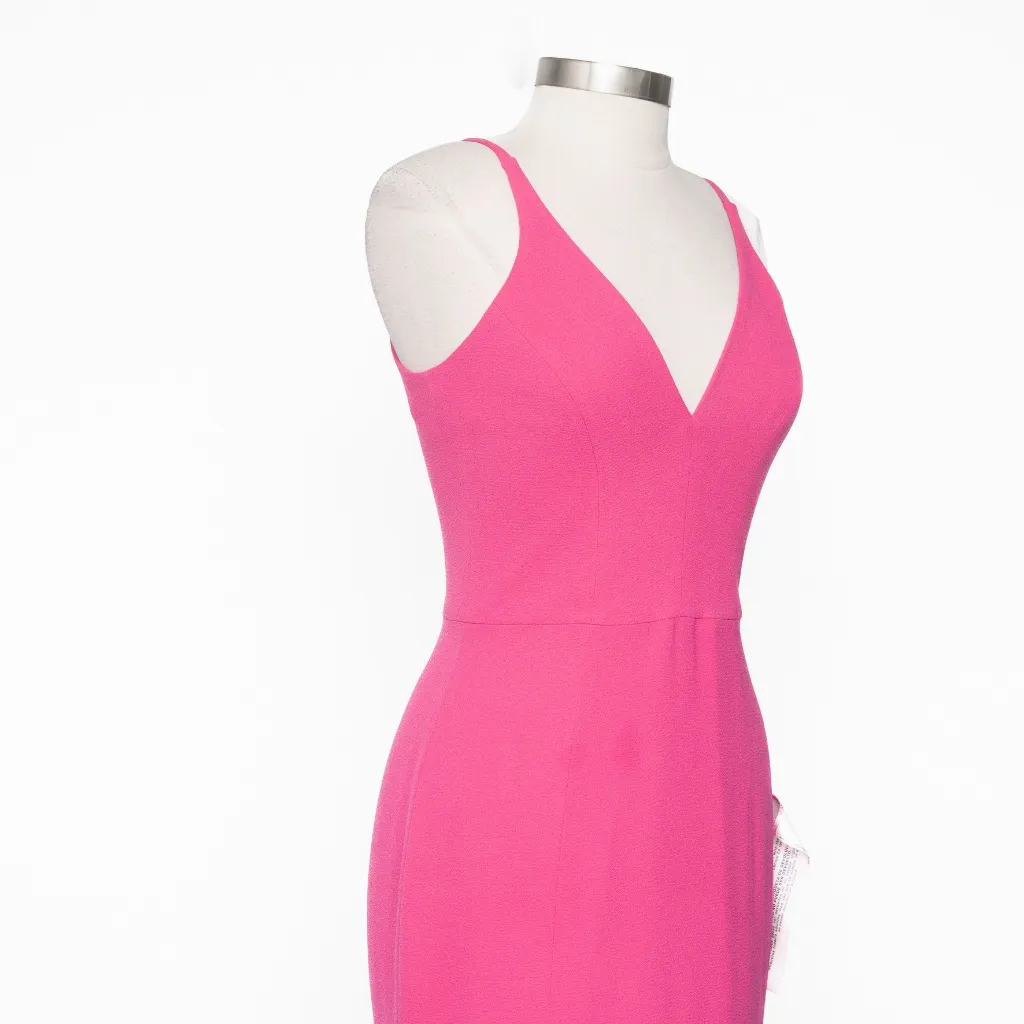 Dress The Population. Iris Slit Crepe Gown. - Image 11