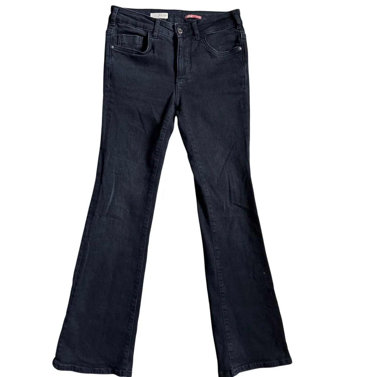 Pilcro‎ by Anthropologie Ultra High Rise Demilune Bootcut Jeans Black Size 25 - Image 4