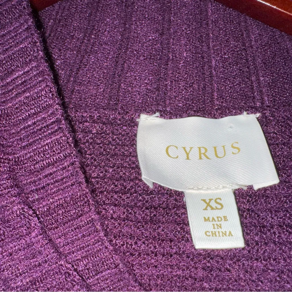 ⚡️NWT Cyrus Deep Purple Turtleneck Sweater - Image 6