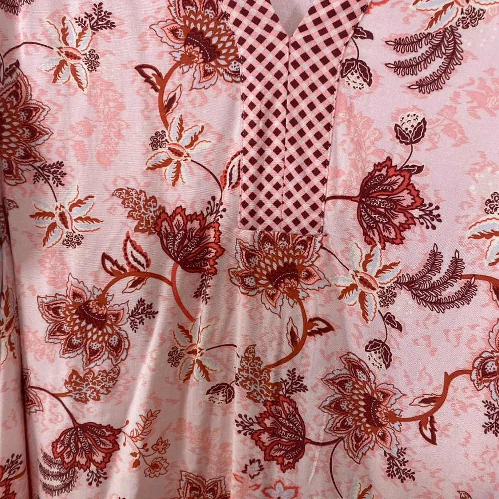 NWT Entro Watch For You Blush Pink Floral Dress - Image 8