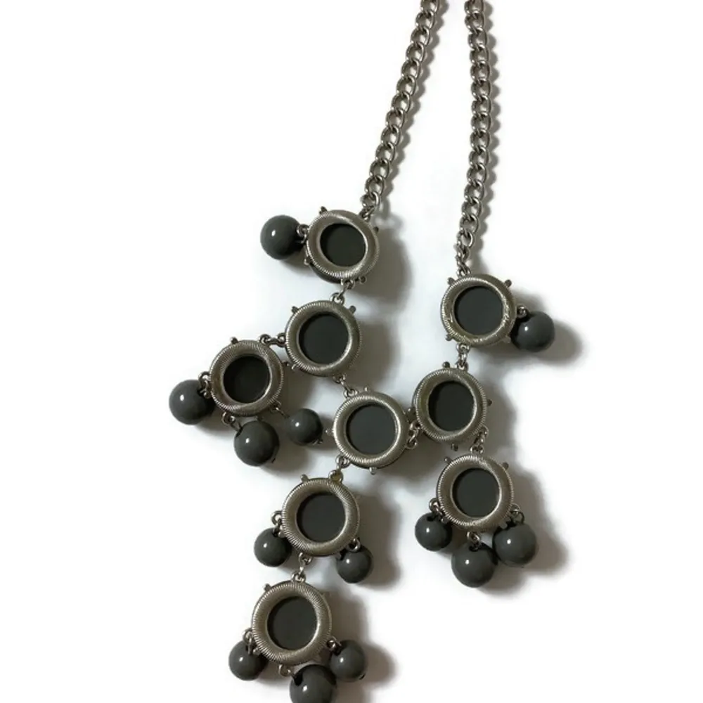 Gray funky necklace - Image 2