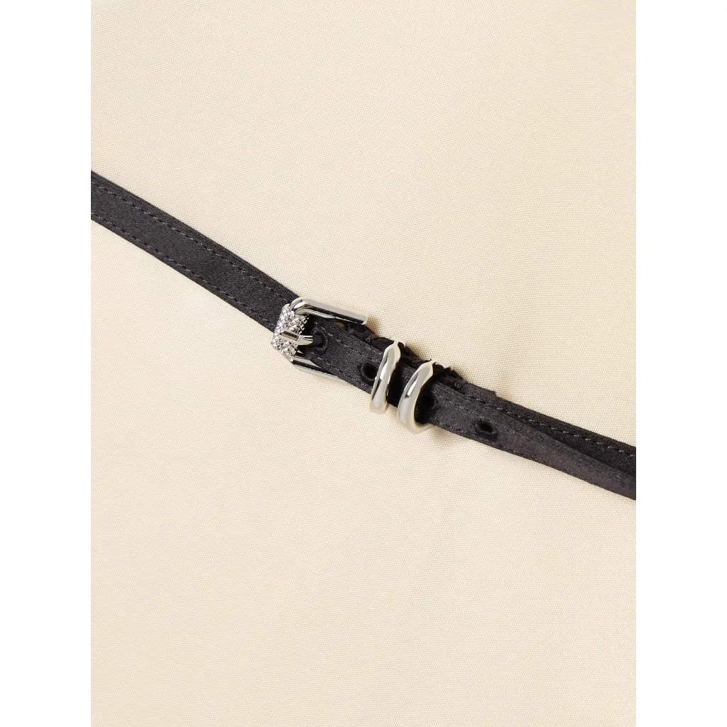 Givenchy Belted Maxi Dress in Ivory 38 New Womens Shirtdress Jersey Long - Image 14