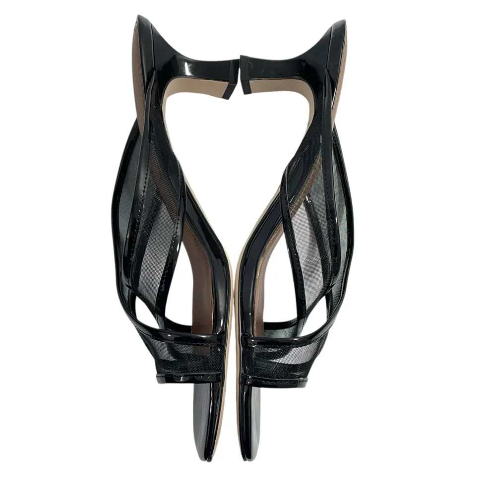 Donald Pliner Kiss Women's Black Kitten Heel Slide Sandal Size 9 - Image 4