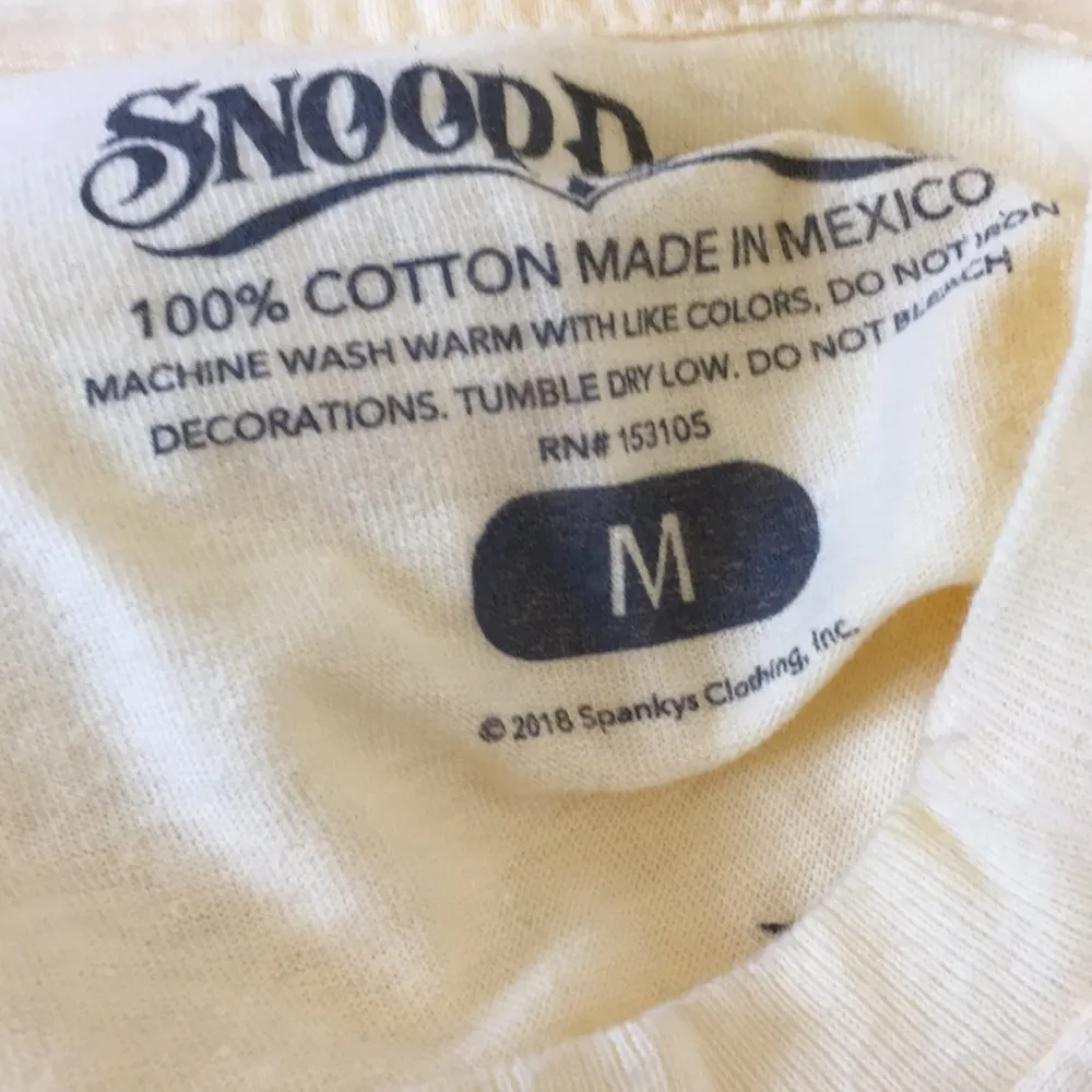 Snoop dogg cropped tee medium NWT Yellow - Image 4