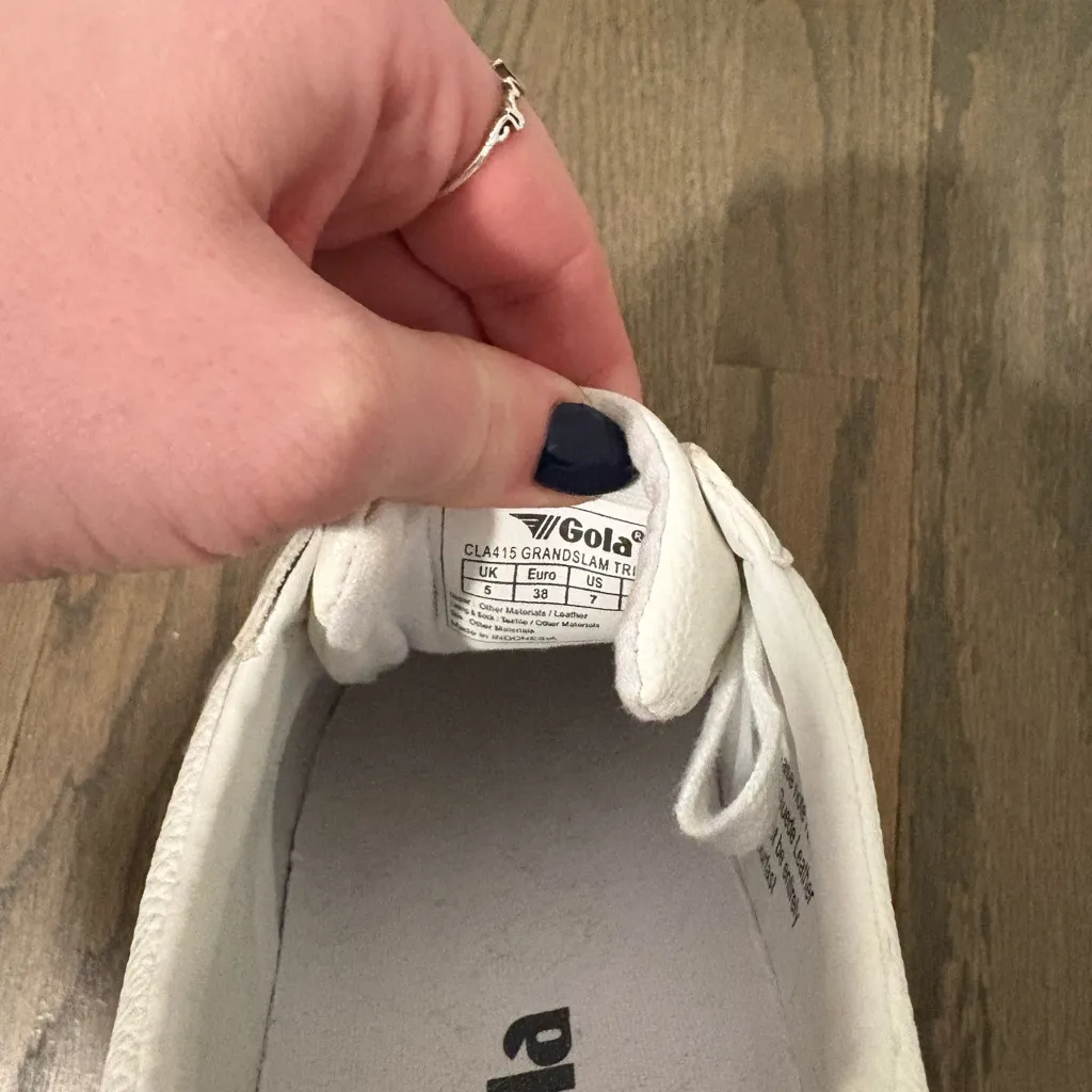 Gola Grand Slam Trident Sneaker Size 7 NEW White - Image 5
