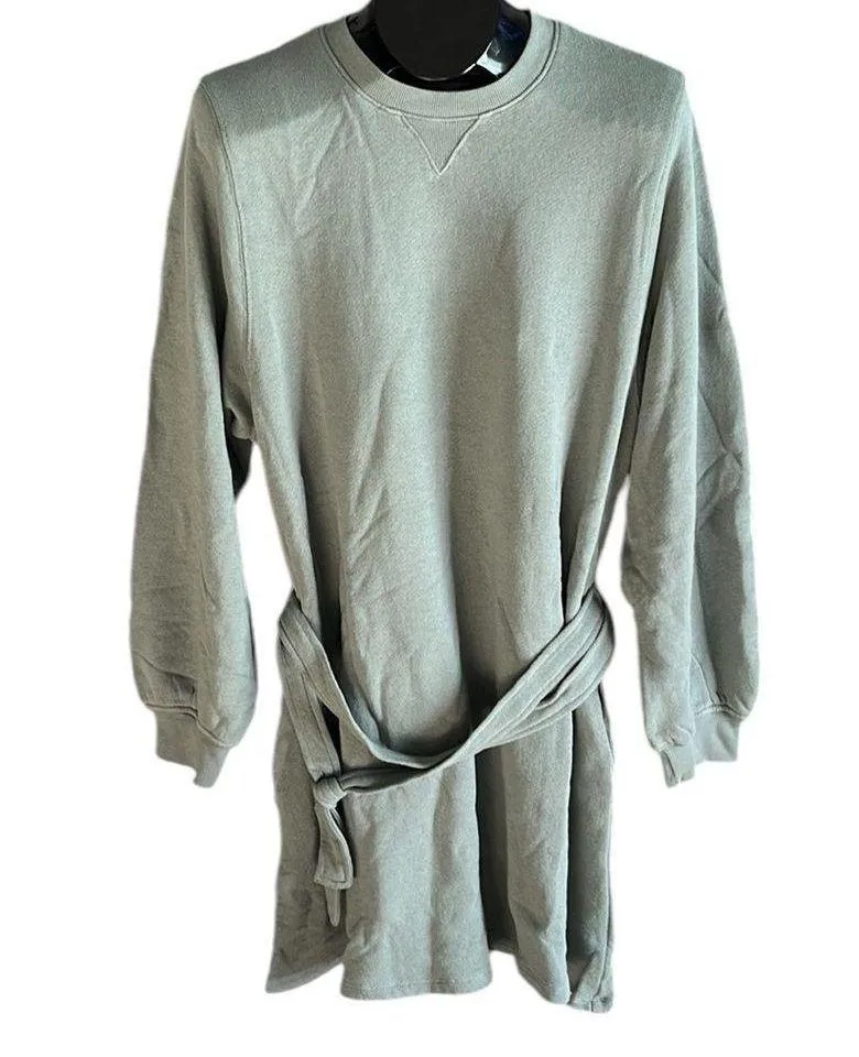 Bandier Damen Sincerely Jules X Dahlie Sweatshirt Fatigue Green - Image 9