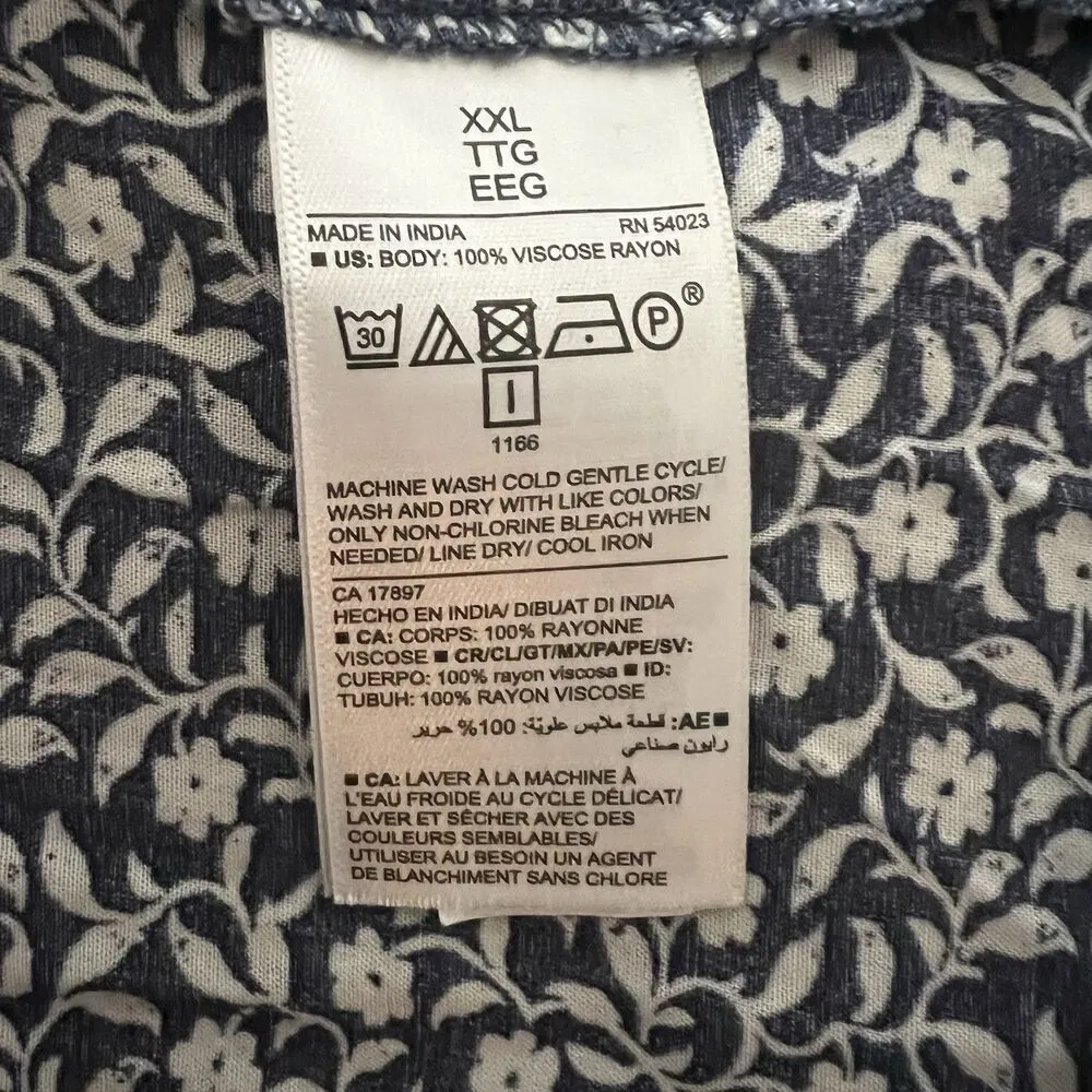 Old Navy Dress XXL Tiered Smocked - Image 4