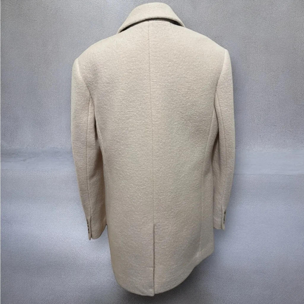 NWT Madewell Oversized Tuxedo Italian Wool Coat sz 2 - Image 9