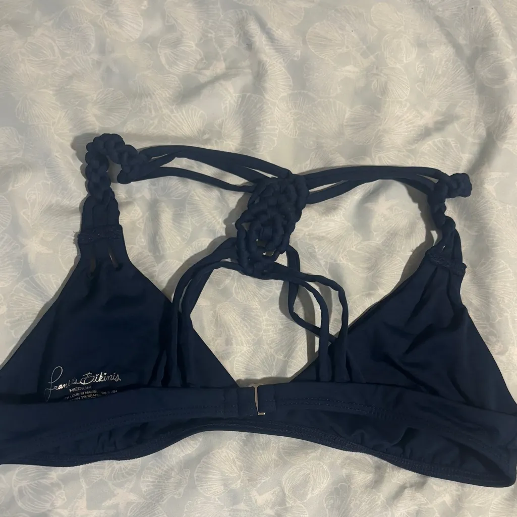 Frankie's Bikinis Deep Blue Bikini top - Image 10