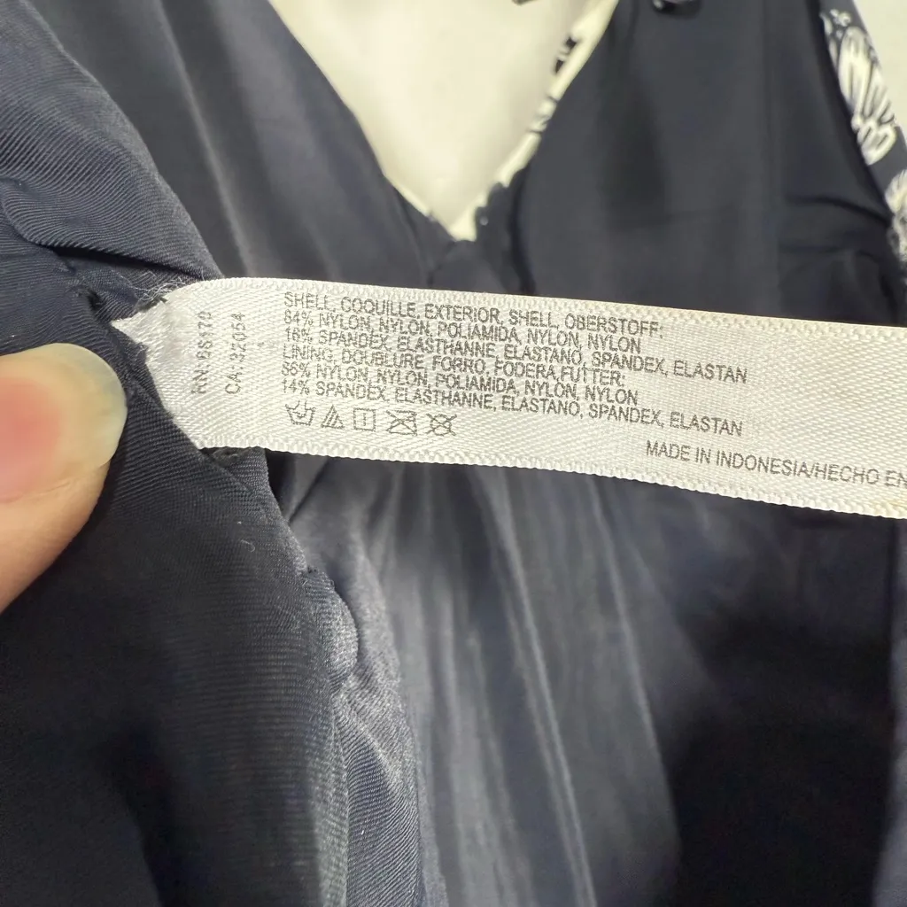 Anthropologie Maeve Ruffled Plunge One Piece Swimsuit Sz XS - Image 7