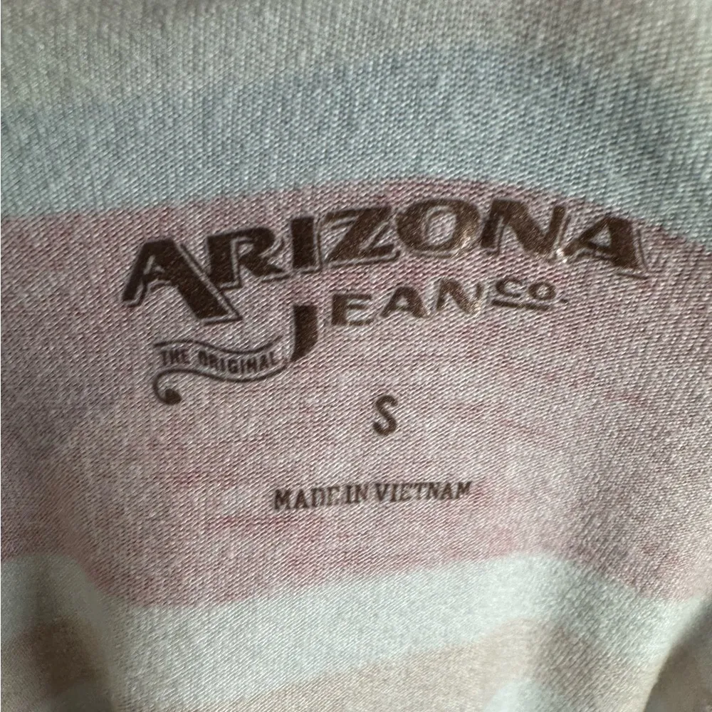 Arizona Jean Co striped jersey knit criss cross  swing dress size small - Image 4