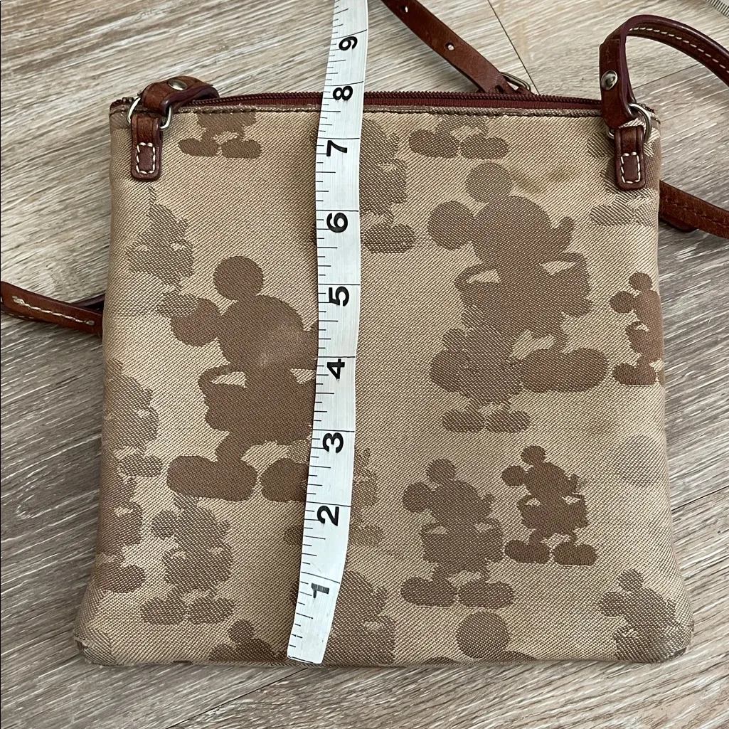 Disney Parks x Dooney & Bourke leather & fabric Mickey Mouse crossbody bag - Image 14