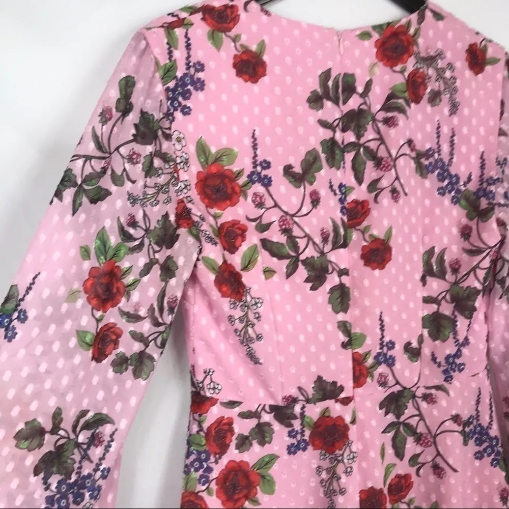 KEEPSAKE Need You Now Playsuit Romper Pink Floral - Image 7