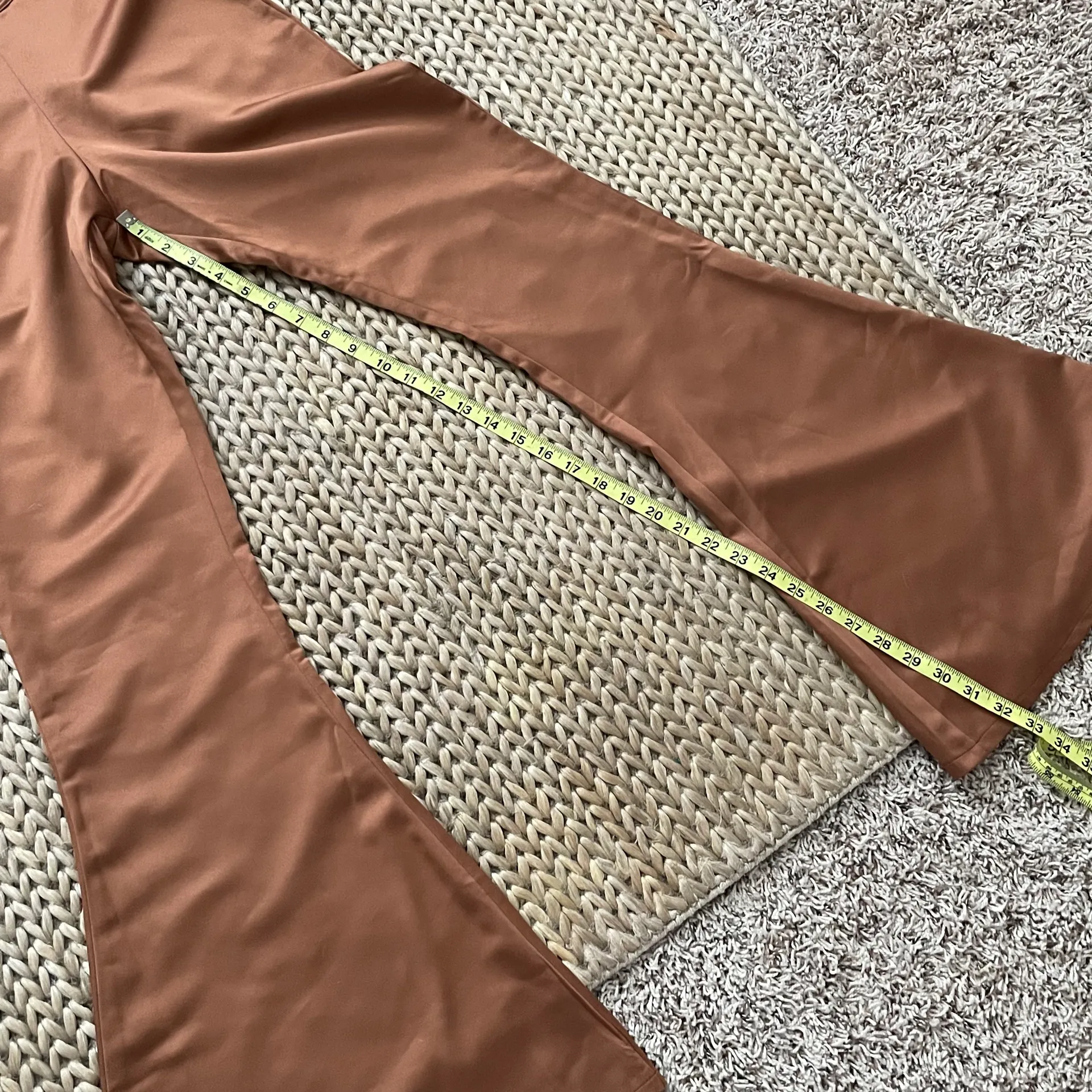 NWT  Chocolate Satin Corset Detail Cross Bust Jumpsuit Size 4 - Image 15