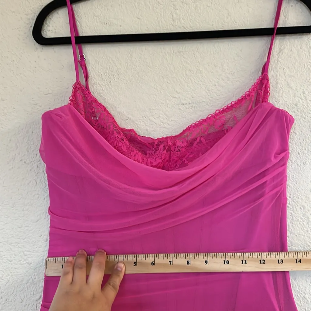 HOUSE OF CB   'Nalini'‎ Fuchsia Maxi Dress NWOT size S - Image 7