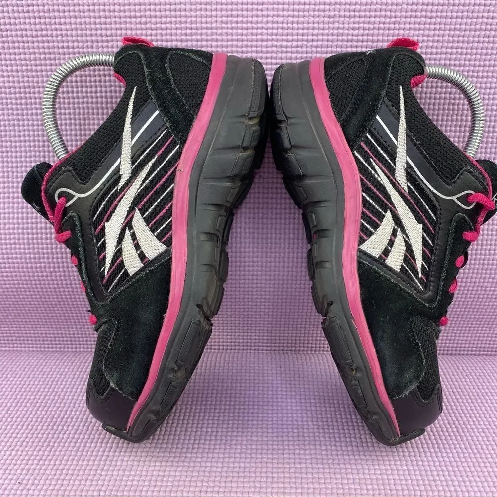 Reebok RB454 Anomar Safety Work Shoes Sneakers Black Pink 6 - Image 4