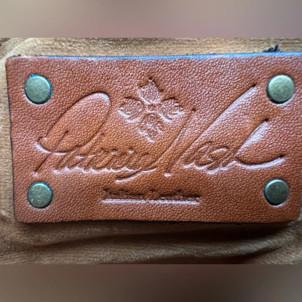 Patricia Nash  Zola colorblock patchwork designer satchel handbag - Image 11