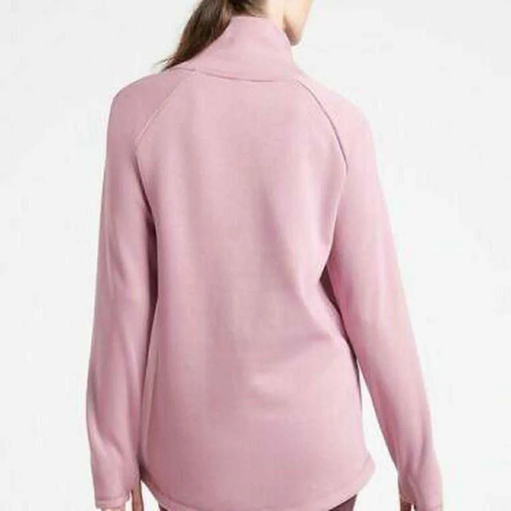 Athleta Cozy Karma ASYM Pullover Purple Sweatshirt Size Small - Image 7