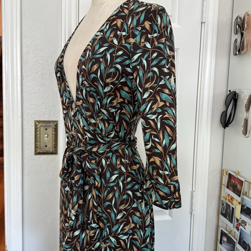 Diane von Furstenburg vintage Julian silk wrap dress - Image 13