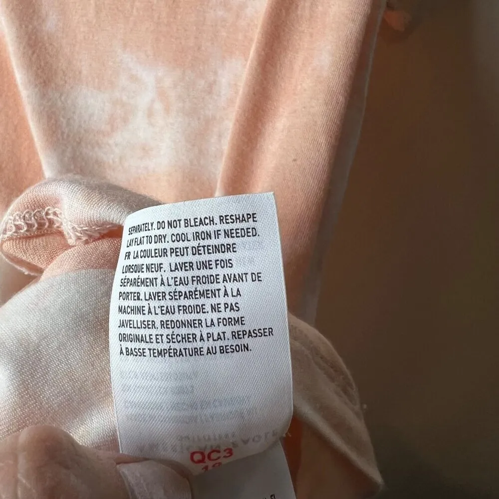 American Eagle soft & sexy orange tie dye‎ t-shirt oversized women’s size small - Image 7