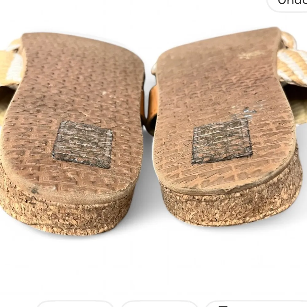 Billabong Women Sandals Sz 9 Beige Beach Boho Coastal Nautical Braided Rope - Image 9