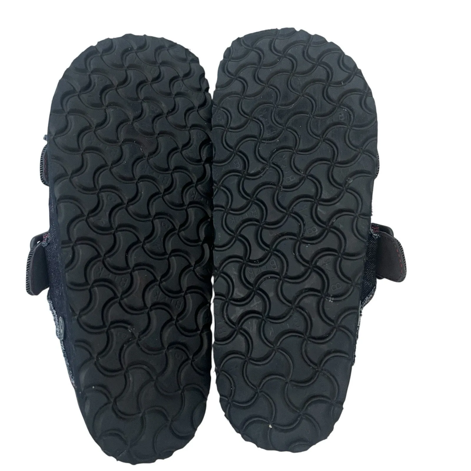 Birkenstock 1774 Arizona Denim Sandals Stone Dark Washed Sz 40 Gorpcore Slide - Image 9