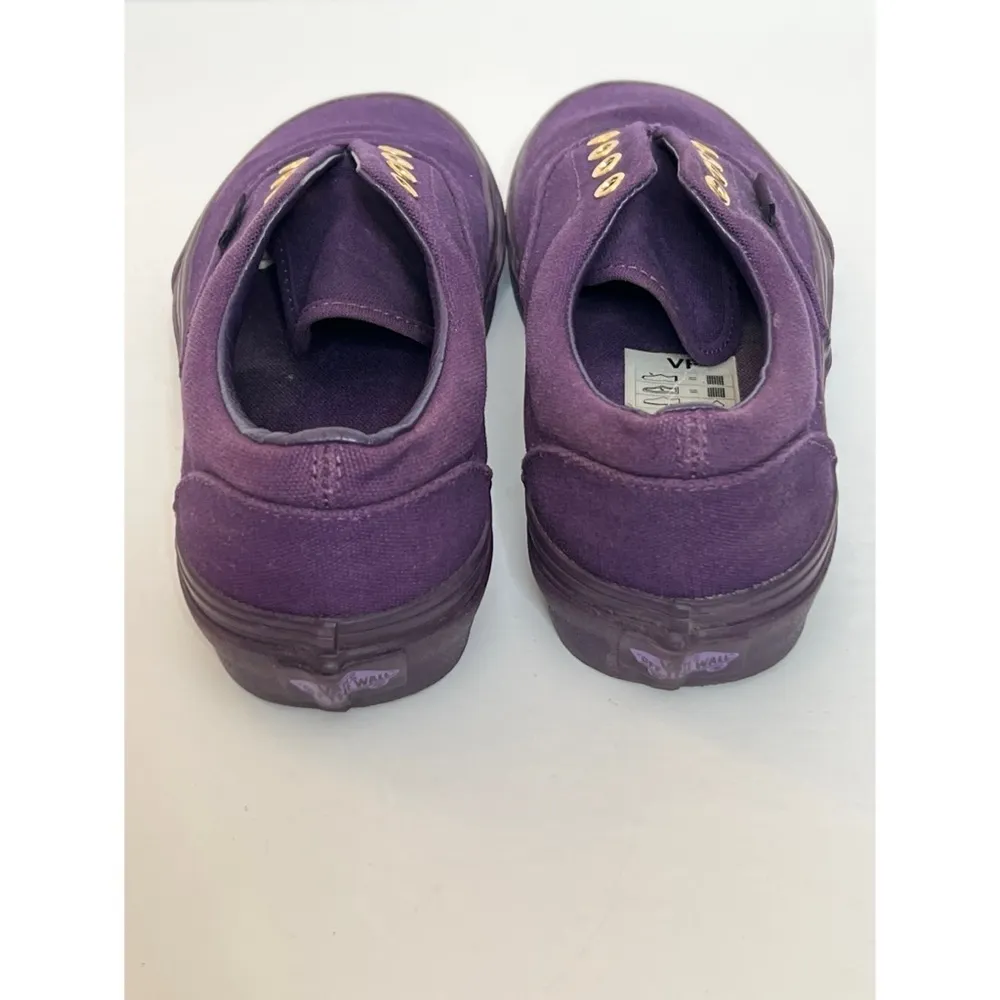 VANS Era Gold Mono Blackberry Cordial Canvas Sneakers Sz 7 Women - Image 4