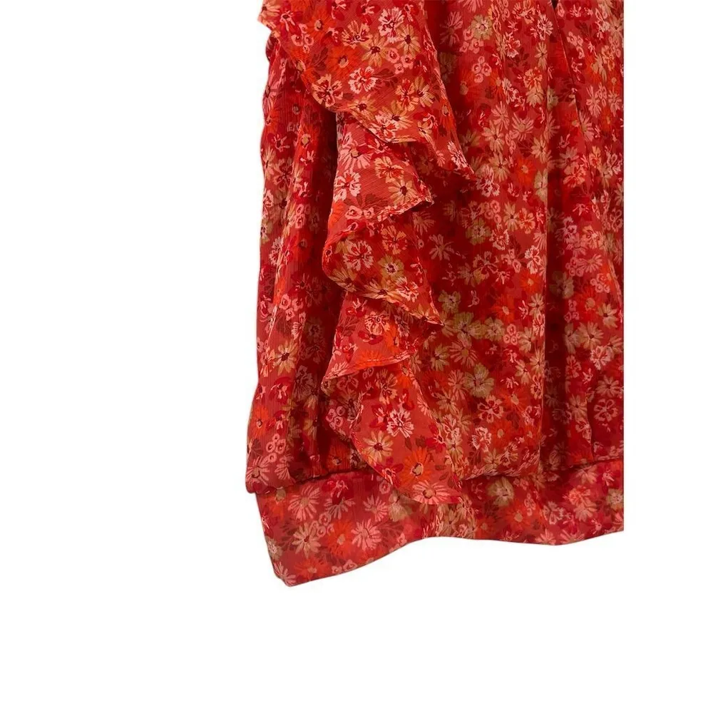 Liverpool Top Women's Size S Floral V - Image 3