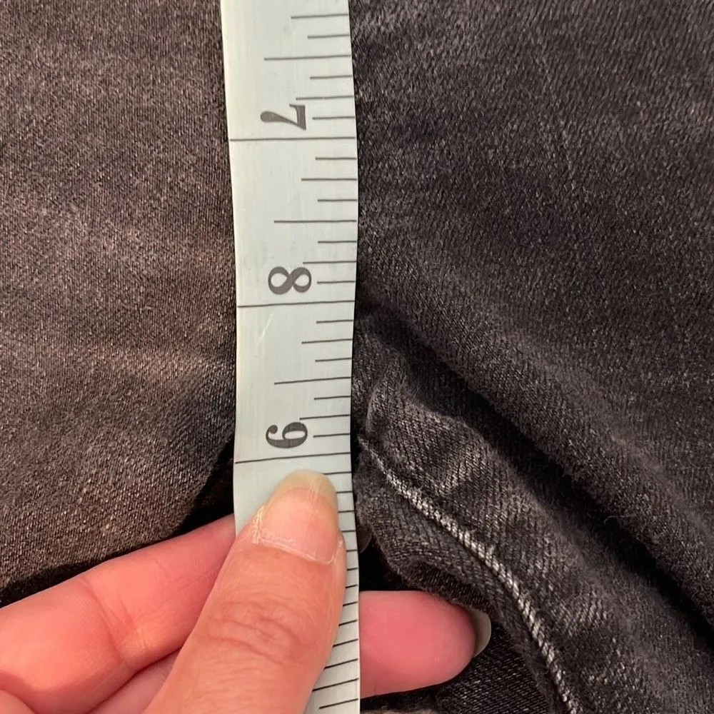 Ann Taylor Loft Women's Cotton Blend Modern Skinny Jeans Black Size‎ 28/6 - Image 8