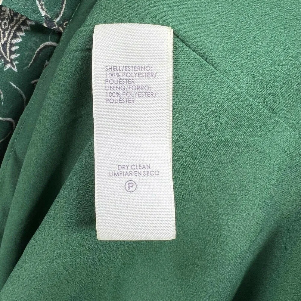 Rebecca Minkoff Green Ruffle Sleeveless Floral Long Dress Size 8 - Image 81