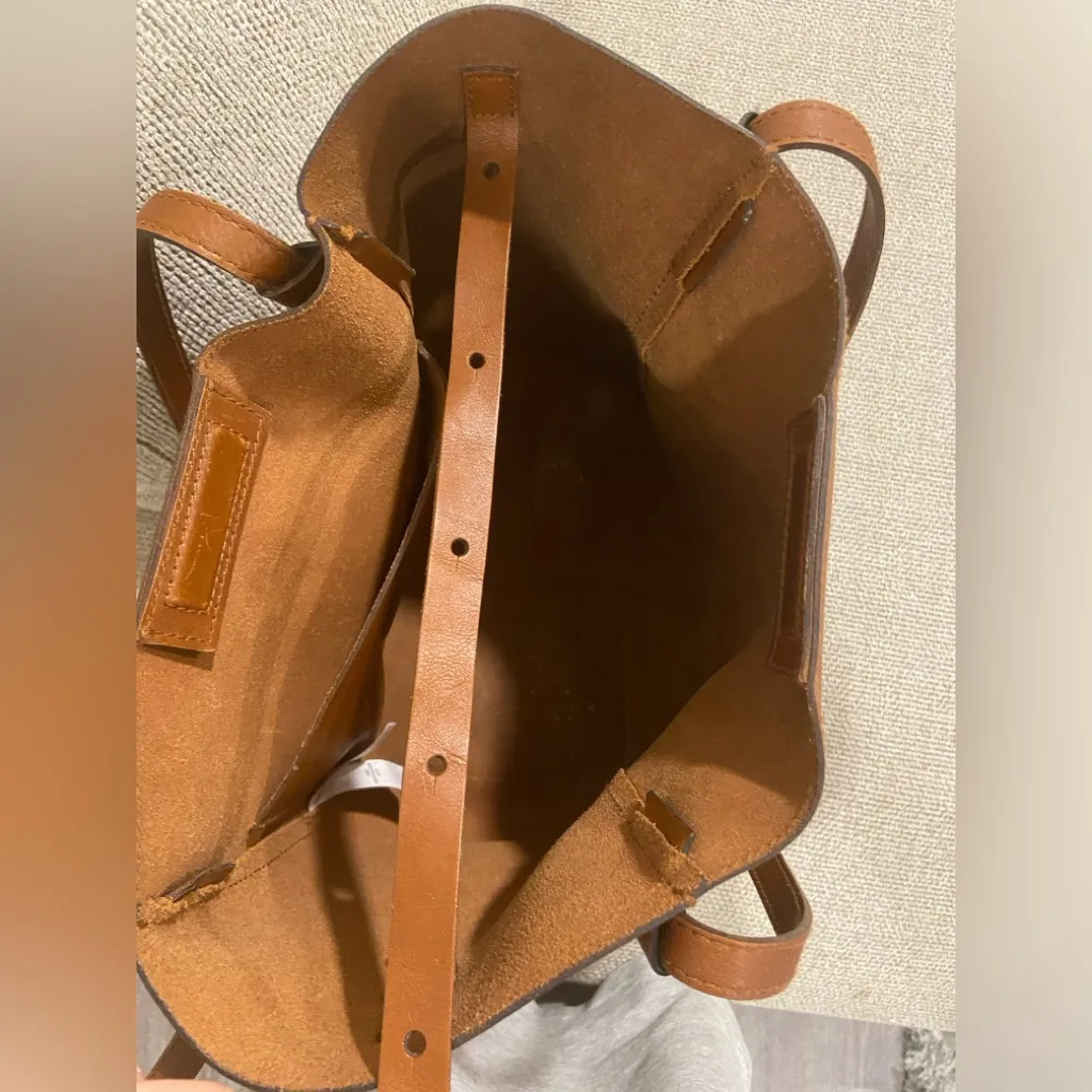 Madewell Knotted Leather Tote Bag - Image 8