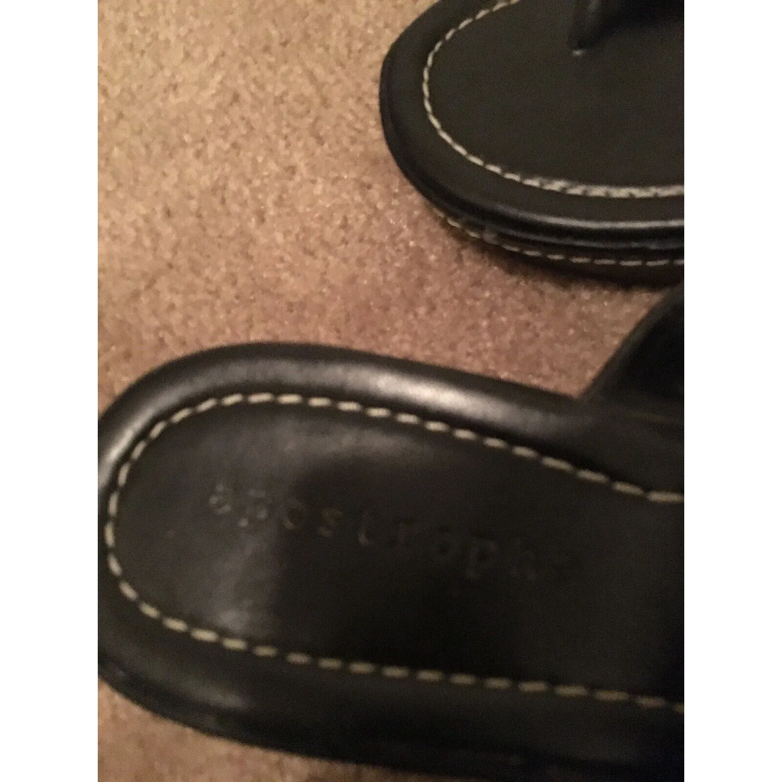 Apostrophe Women's Slip On Flip Flops Sandals Size 7.5 Black - Image 5