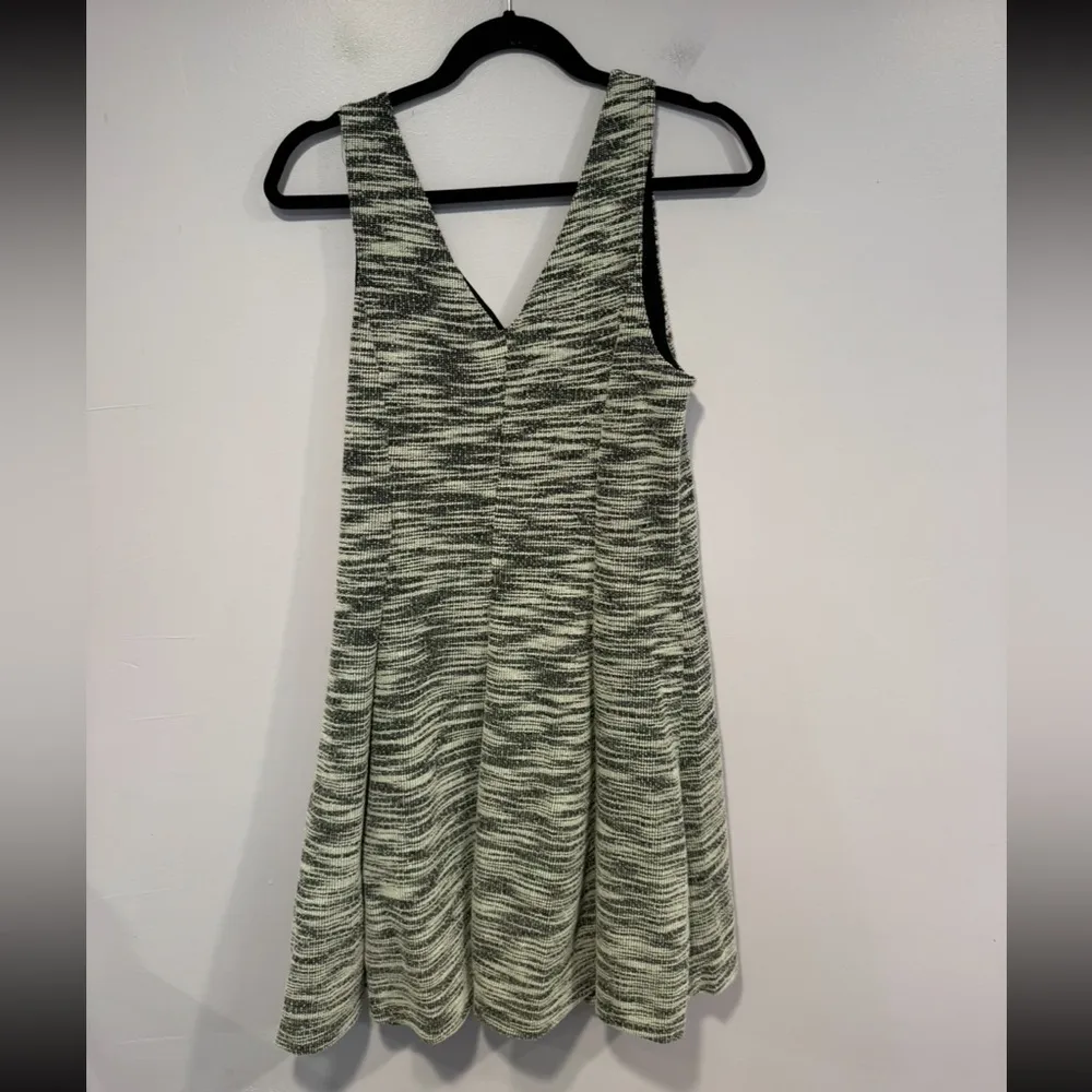 The limited black and white stripe patterned work‎ dress - Image 3