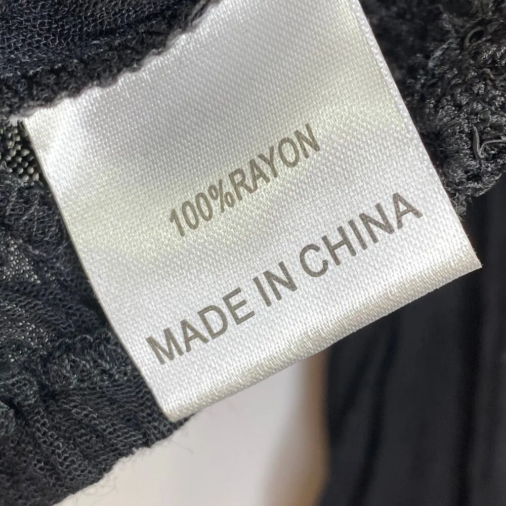 LF Seek The Label Black Long Sleeve Tie Cuff Crop Shirt Women's Size Small S NWT - Image 6