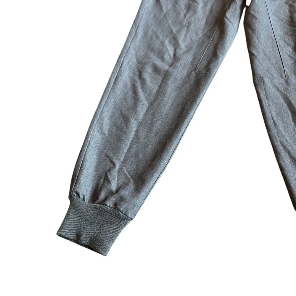 Figs Zamora Jogger Scrub Pants Drawstring Stretch Grey Size Medium Women's - Image 6