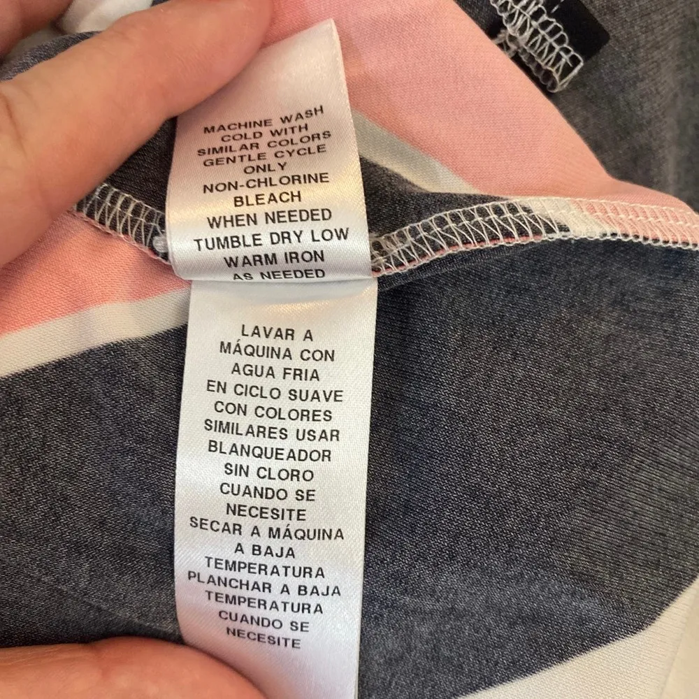 London Times Petites Blouson Halter Dress maxi front slit womens sz 6P - Image 7