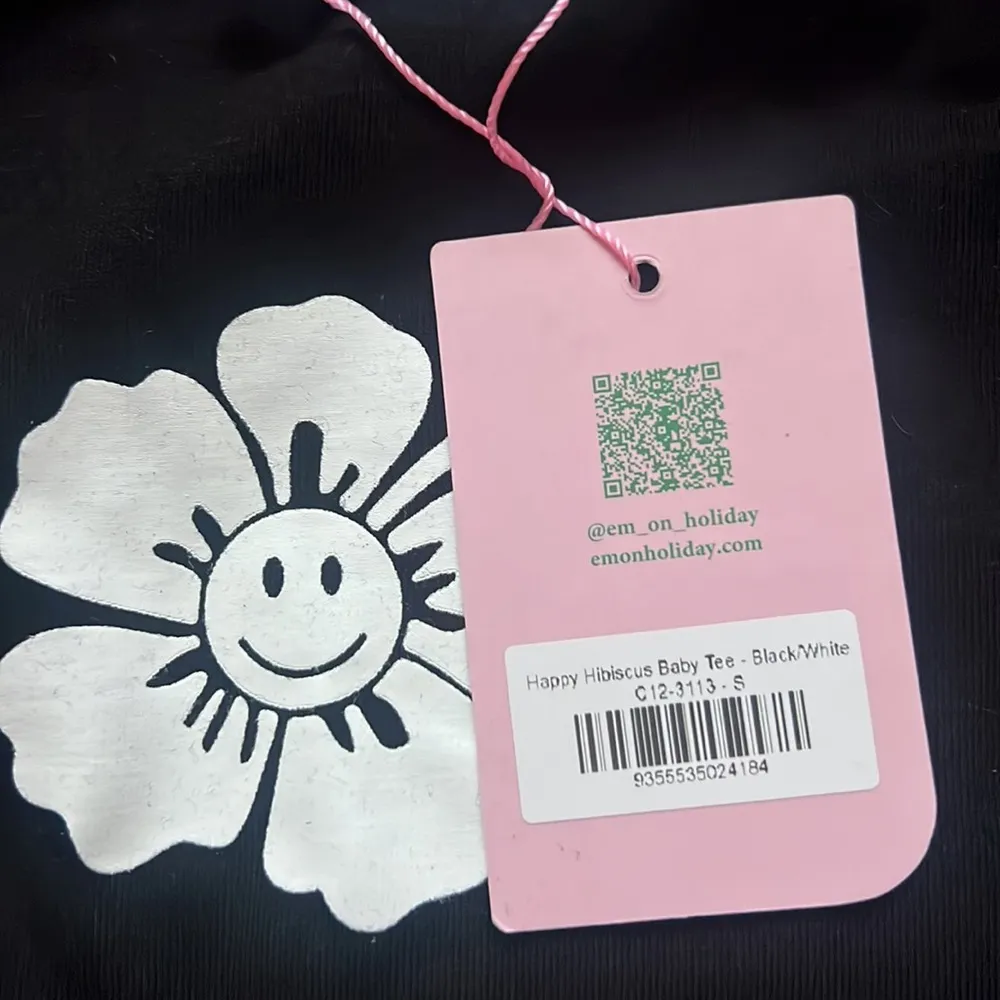 Happy Hibiscus Baby Tee - Image 3