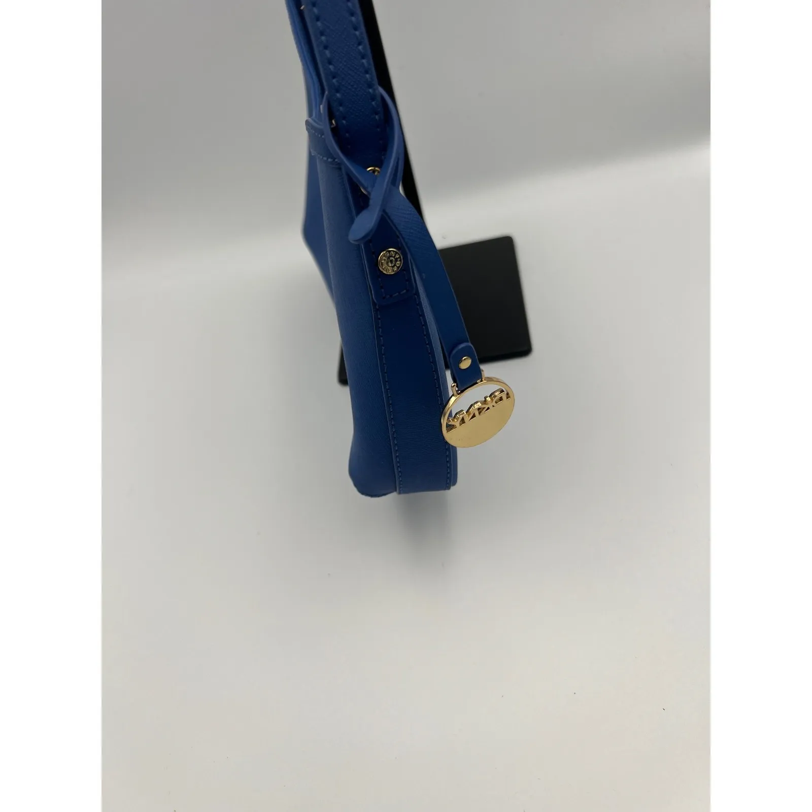 DKNY Blue Shoulder‎ Bag Chic Modern Handbag Designer Purse Small - Image 2