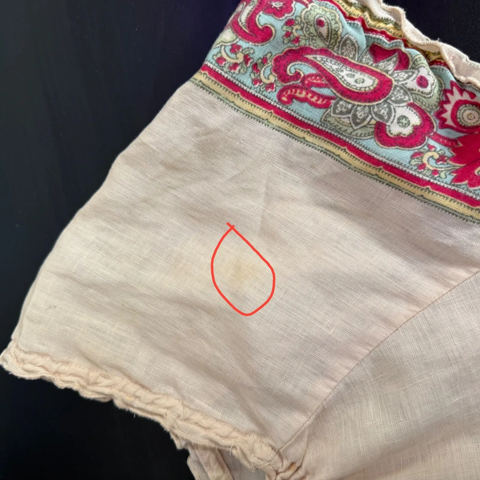 Lucky Brand off The Shoulder Tunic Top Size XL Swim Cover Up Floral BOHO FLAW - Image 6