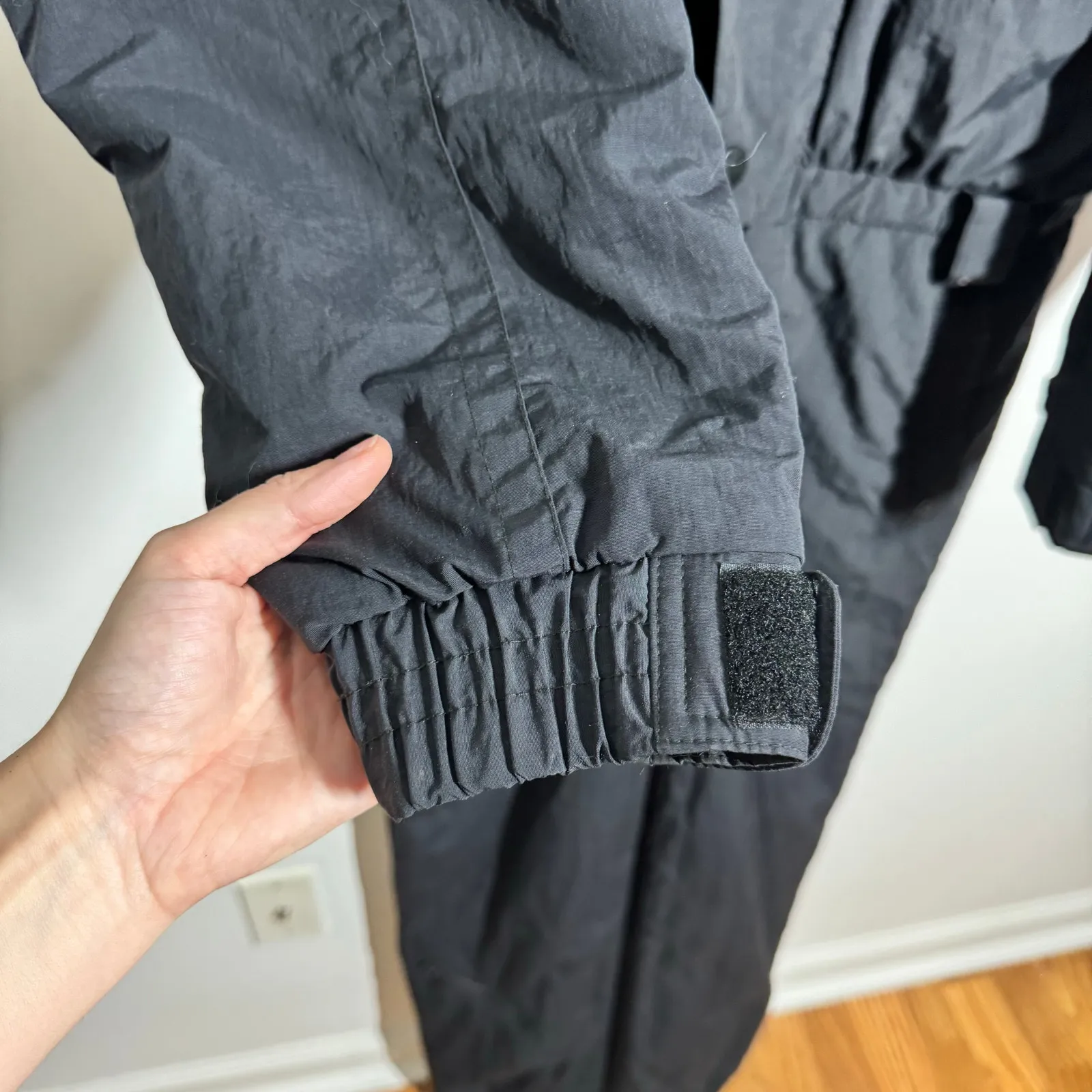 Kaelin Tech Ski Suite Women M Black Neon Pockets Vintage Retro 90s Sport Active Size M - Image 15