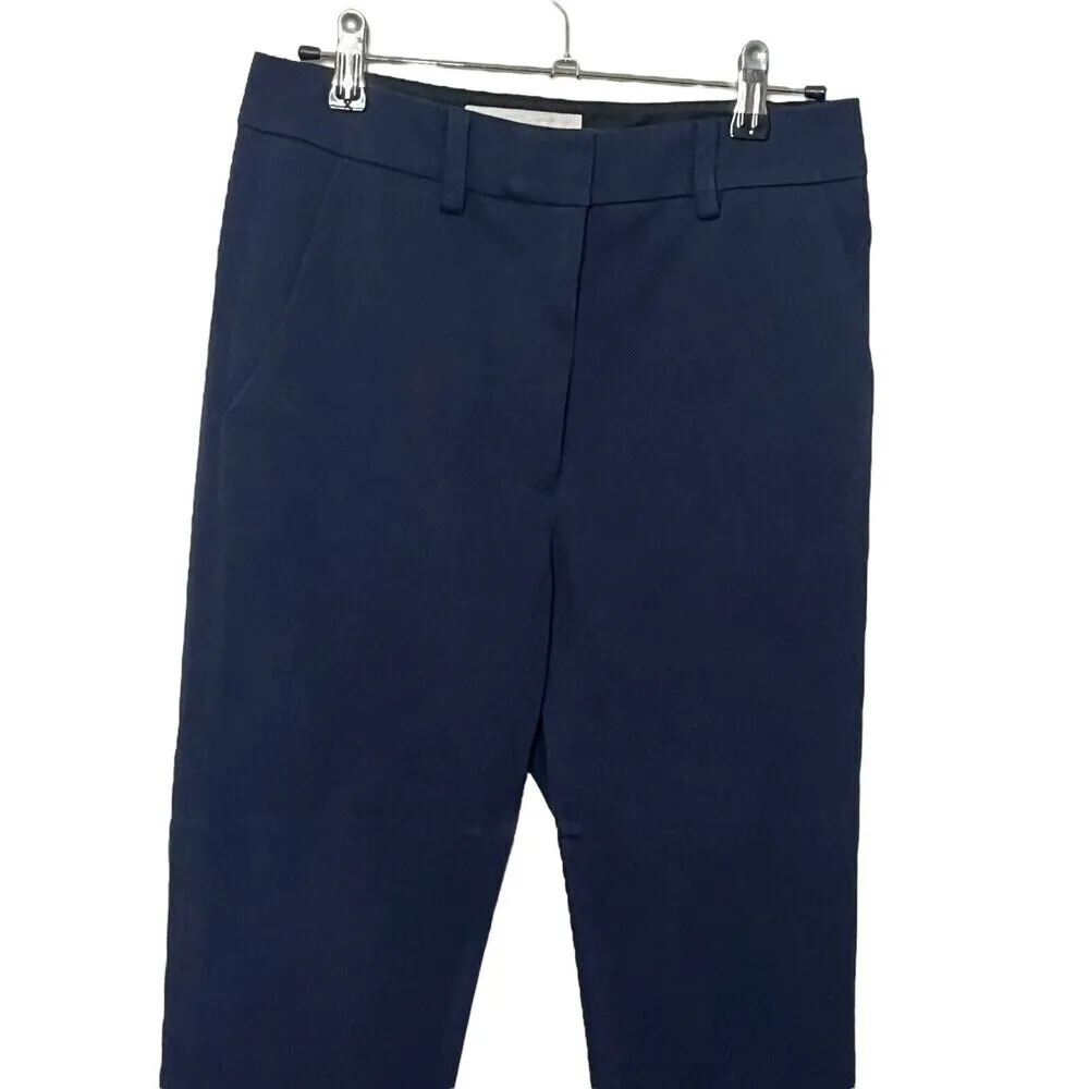 Apiece Apart Blue High Rise Cropped Skinny Ankle Slit Pants Women’s Size 0 - Image 2