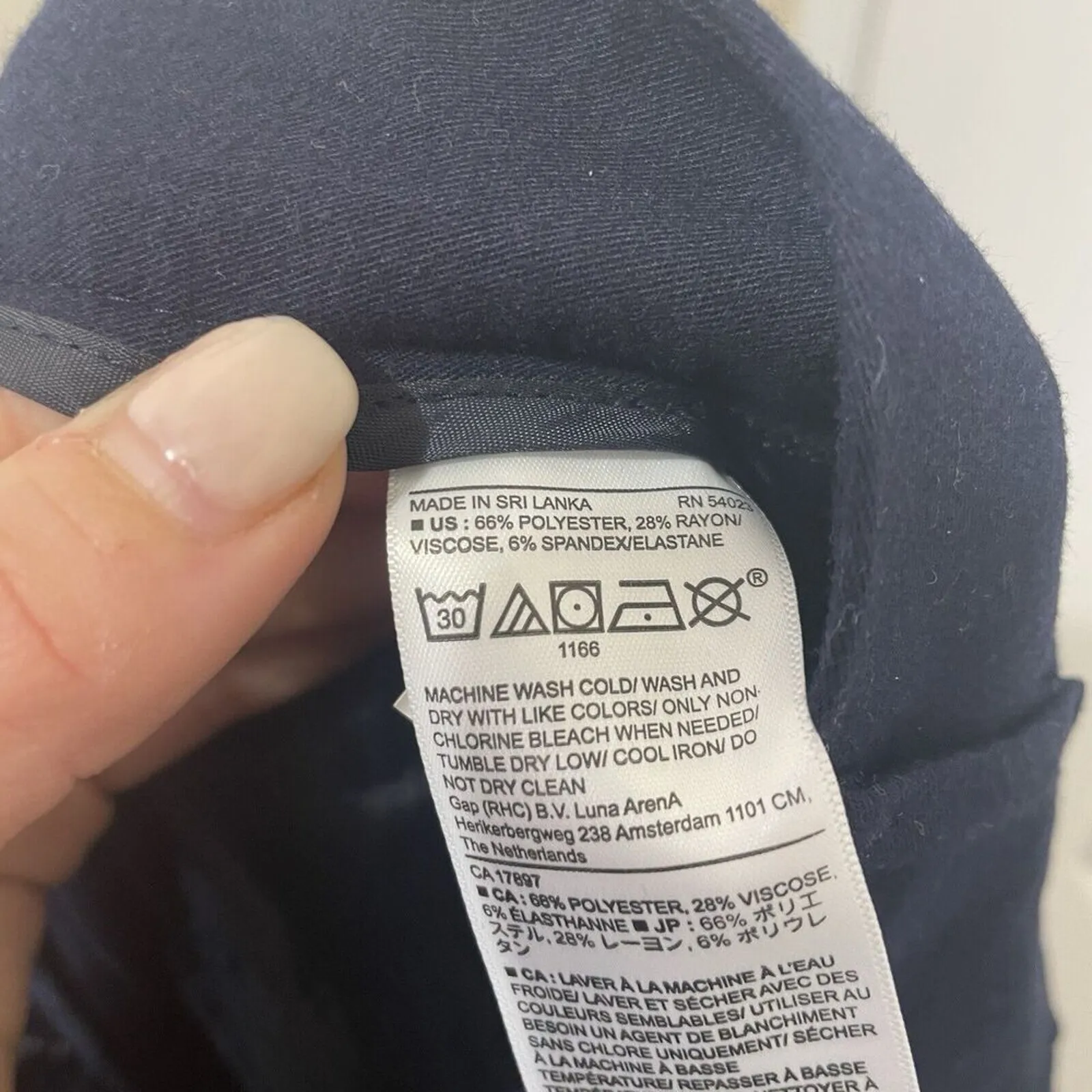 Banana Republic Womens Bootcut Fit Dress Pants Blue Slacks Work Career Size 10 - Image 7