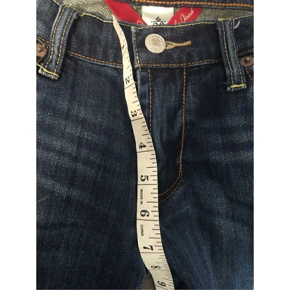 Lucky Brand dark wash cropped jeans - Image 9