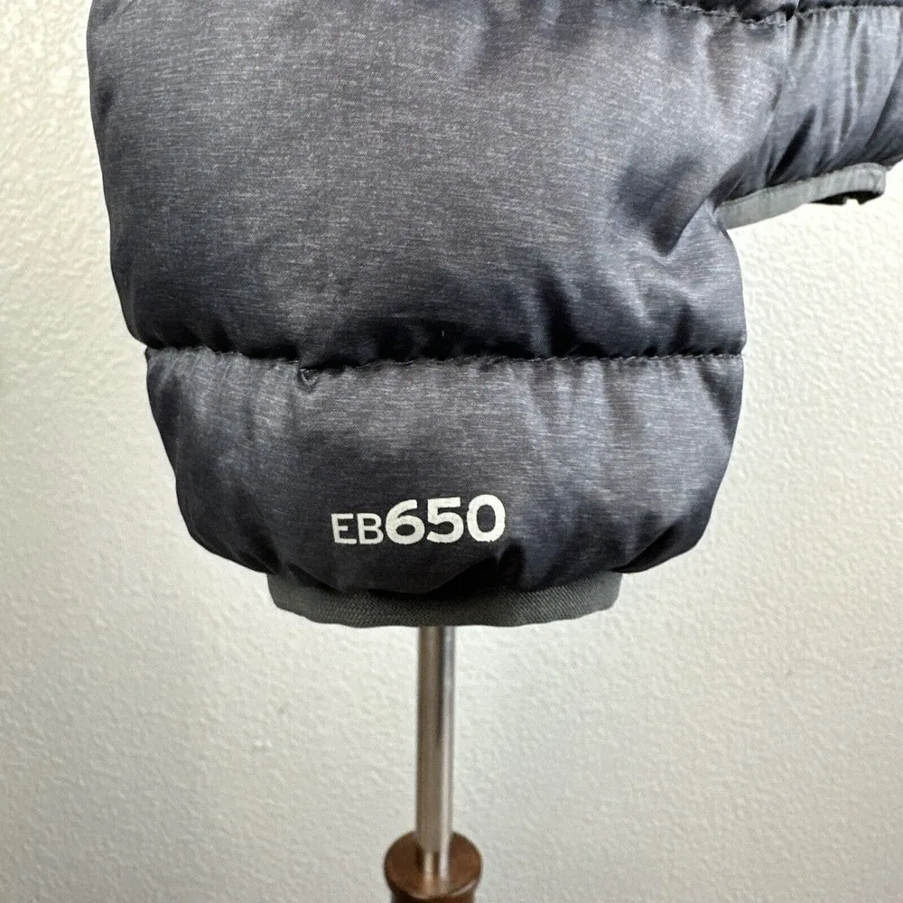 Eddie Bauer Womens EB650 Packable Down Puffer Jacket S Small Charcoal Gray - Image 7