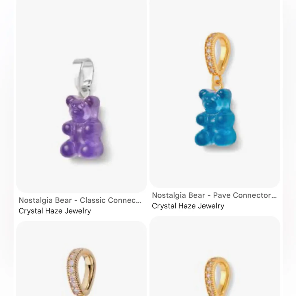 NWOT Elegant Purple Bear pendant with Gold Detailing - Image 5