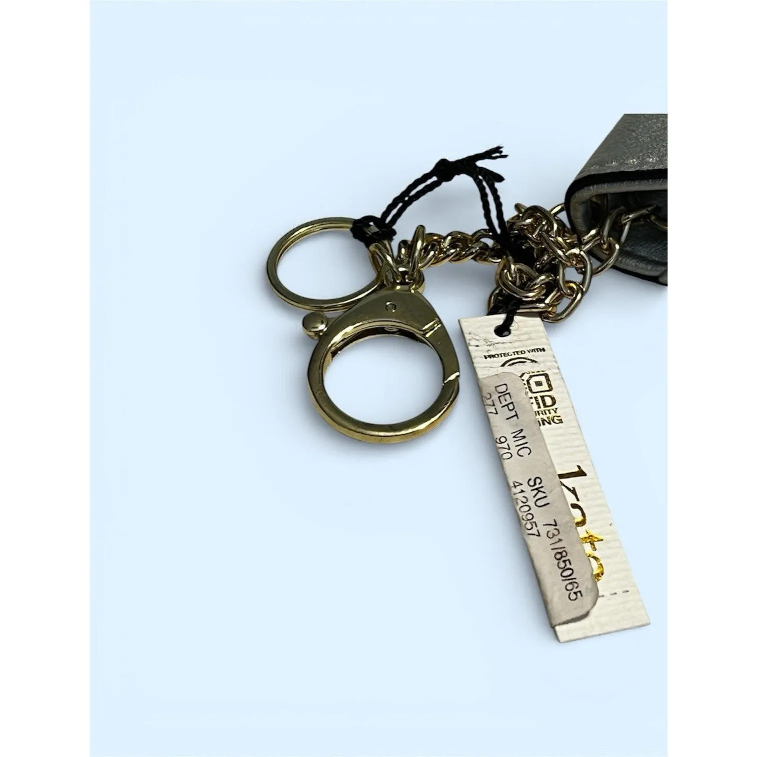 Kate Landry Silver Googly Eye Key FOB Mini Card Holder Keychain NWT - Image 7