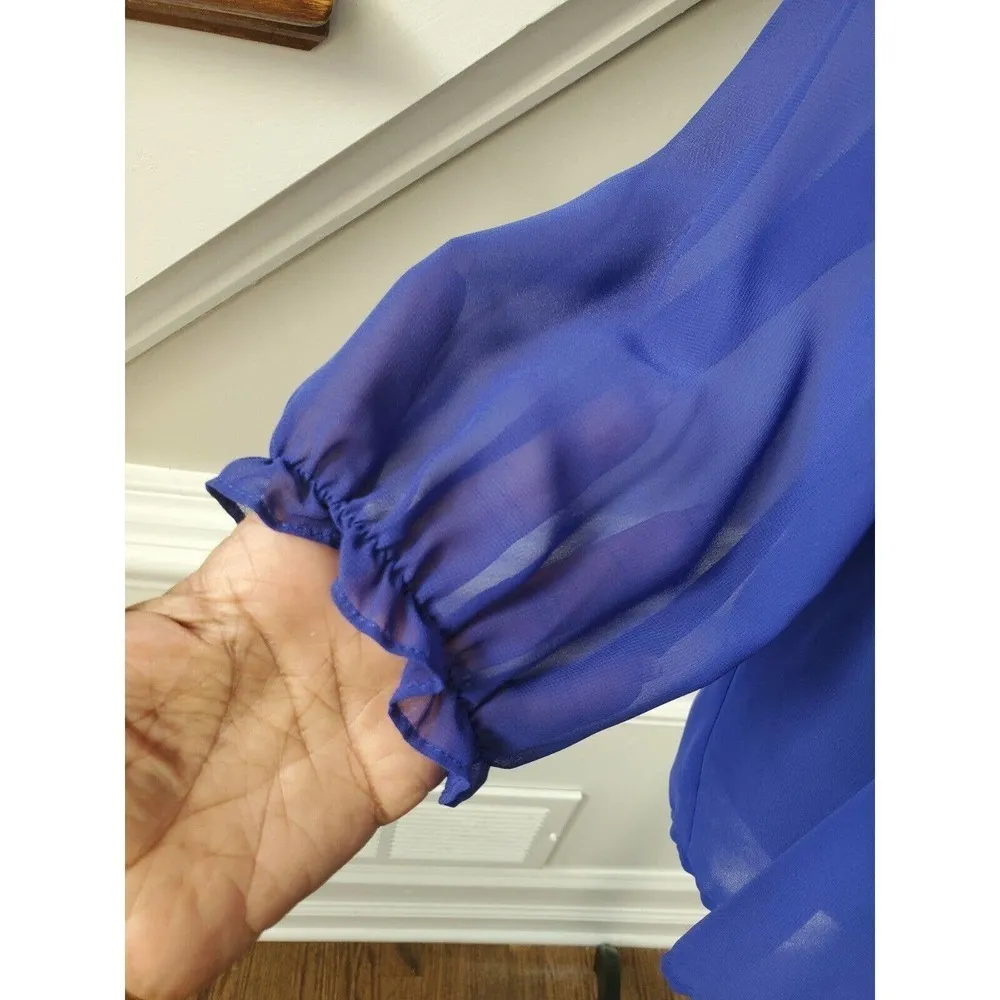 Petticoat Round Neck Long Sleeve Casual Top Shirt - Image 5